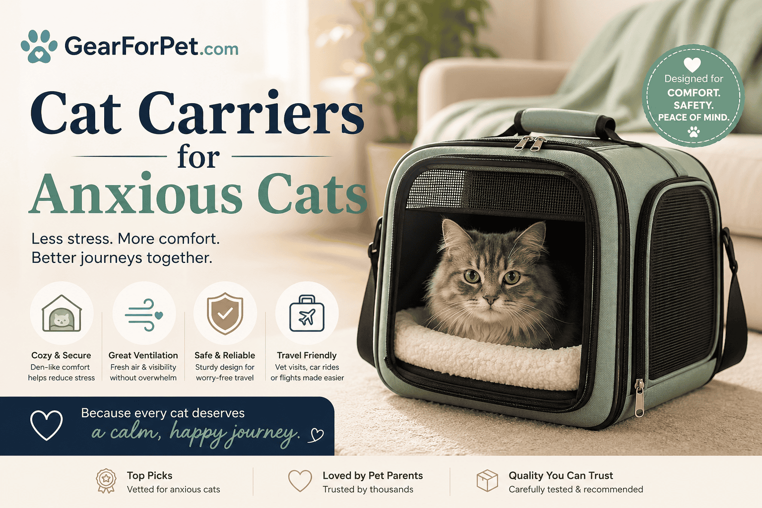 Cat Carriers for Anxious Cats