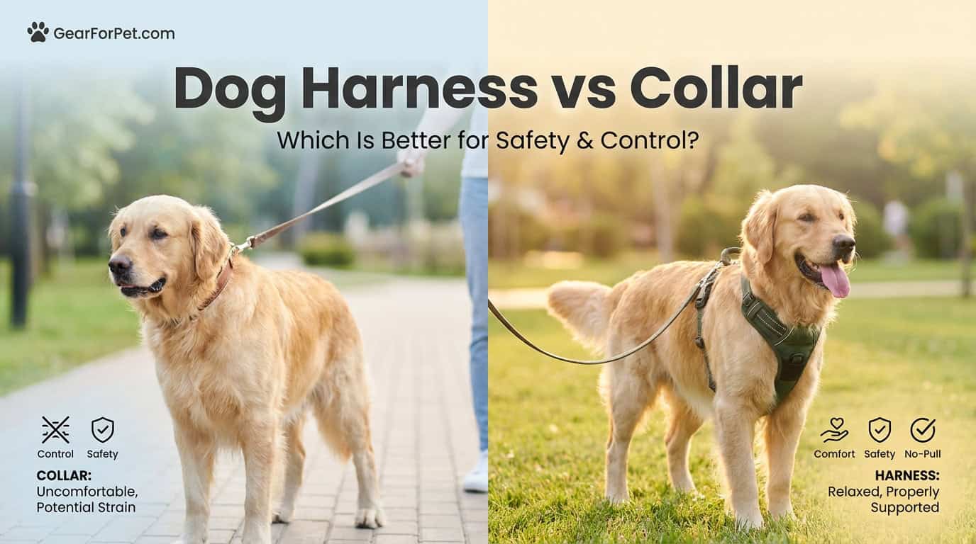 Dog Harness vs Collar