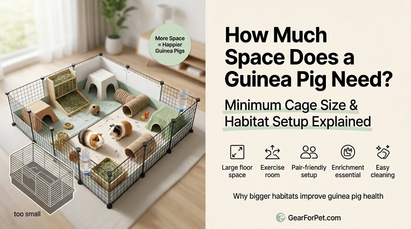 How Much Space Does a Guinea Pig Need