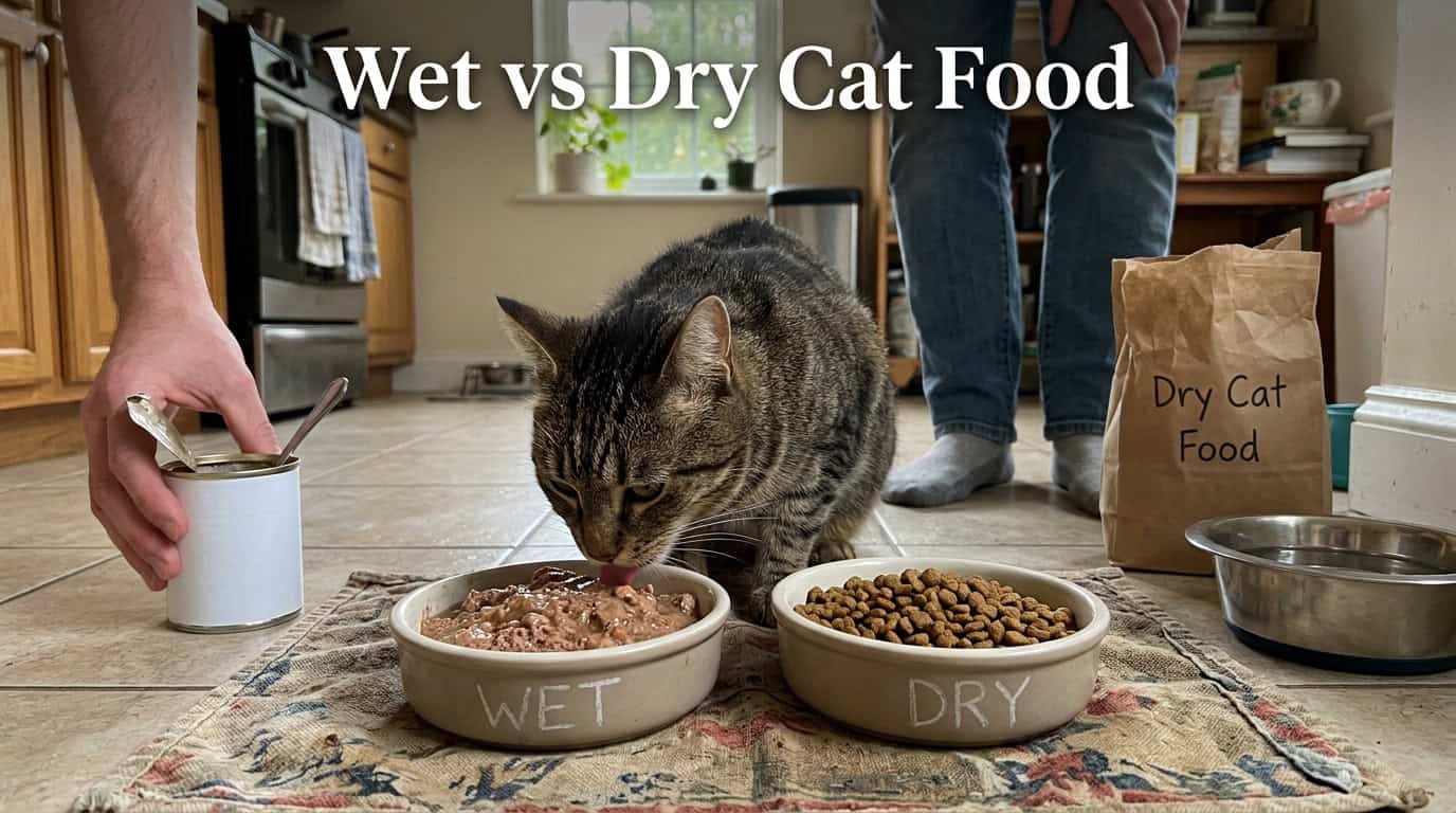 Wet vs Dry Cat Food