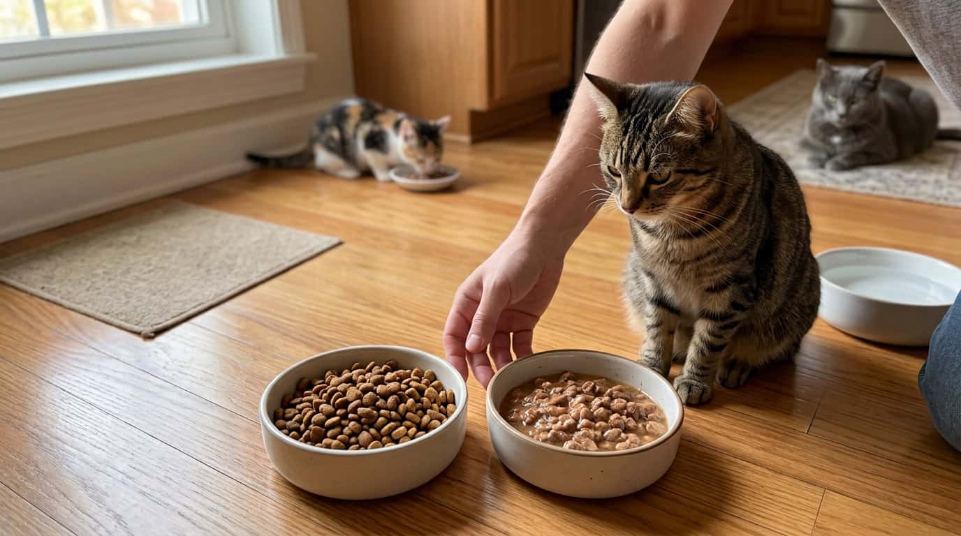 Wet vs Dry Cat Food